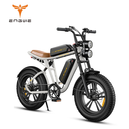ENGWE M20 City Electric Bicycle Dual Suspension 48V 26Ah Lithium Battery Variable Speed Long Range Disc Brake Dual Ebike