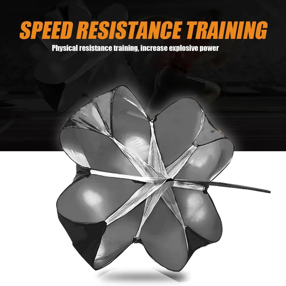 Buckle Belt Speed Parachute Agility Speed Training Umbrella Football Soccer Kick Resistance Rope Running Chute Obstacles Tool